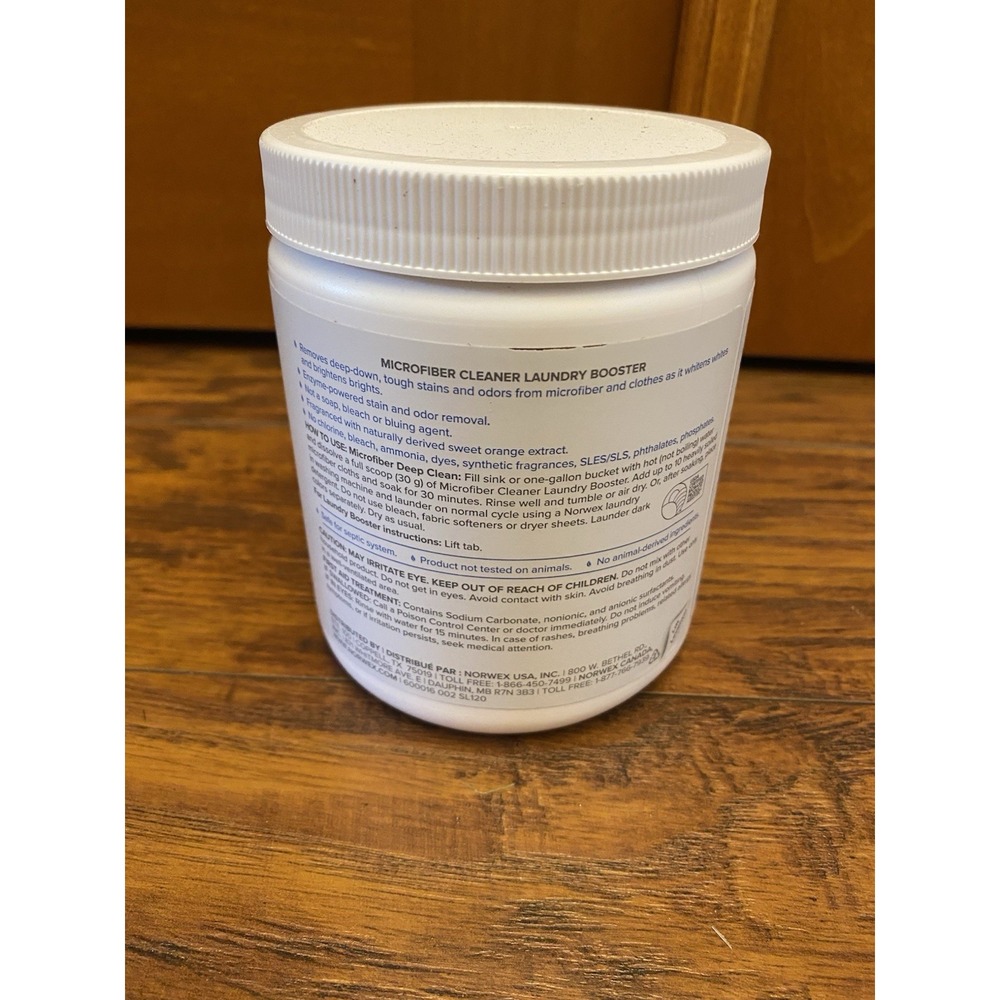 Norwex Ultra Power Plus Laundry Detergent Powder Microfiber Cleaner Scrub Brush - Picture 3 of 7